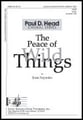 Peace of Wild Things SATB choral sheet music cover